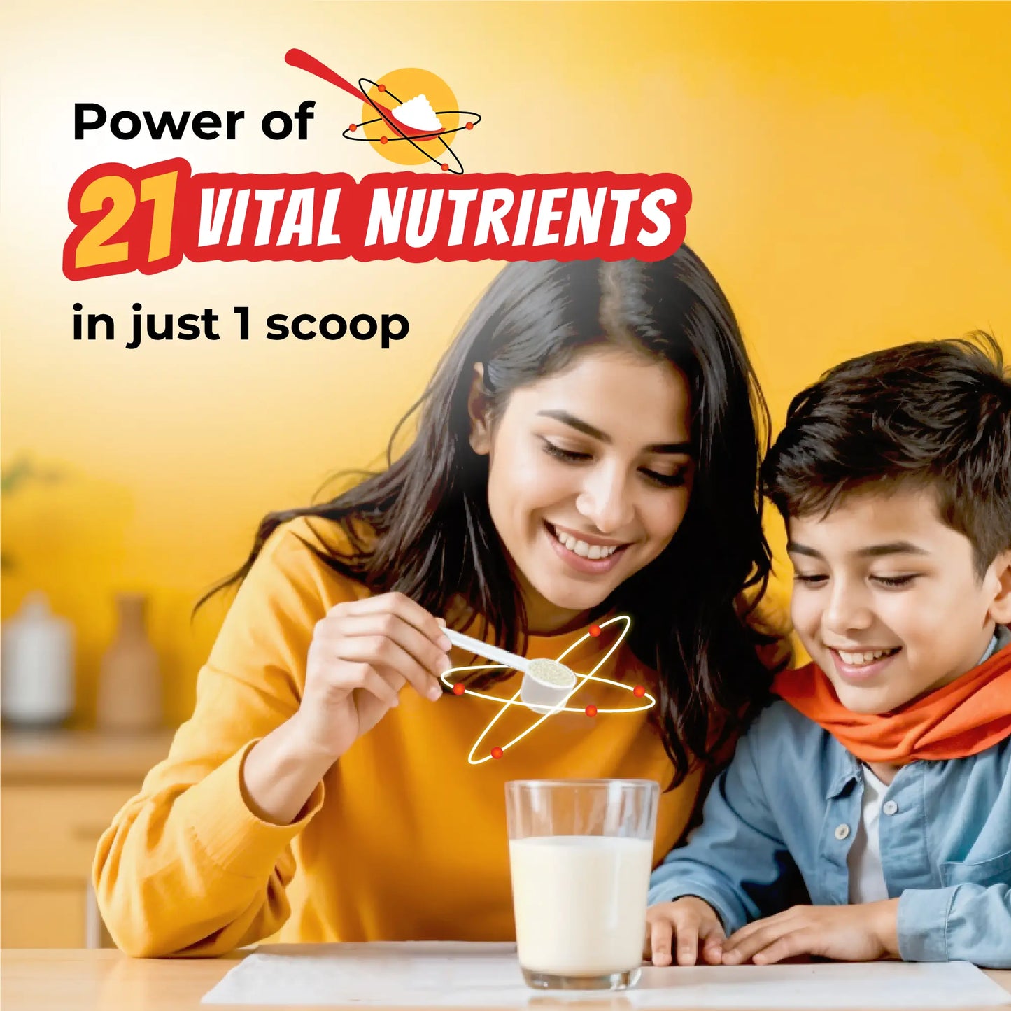 Good Monk Superheroes Milk Mix (Vanilla): Improves Energy, Immunity, Brain, Eye & Gut Health