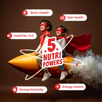 Good Monk Superheroes Milk Mix (Chocolate): Improves Energy, Immunity, Brain, Eye & Gut Health